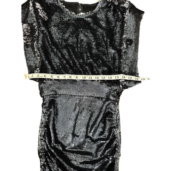 $620 IRO Gray Anthracite Miracle Sequin Mini Dress Sz 36/4/Small - Picture 9 of 12